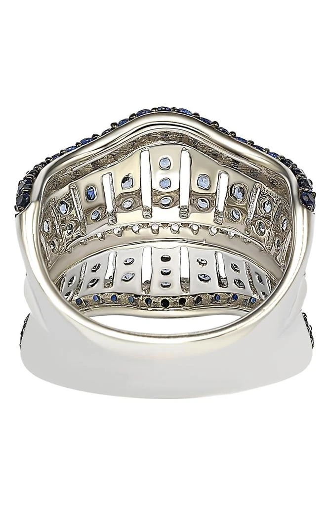 商品Suzy Levian|Sterling Silver & Sapphire Gladiator Ring,价格¥2832,第2张图片详细描述