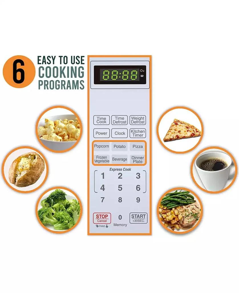 商品Farberware|Classic 1000-Watt Microwave Oven,价格¥1495,第3张图片详细描述