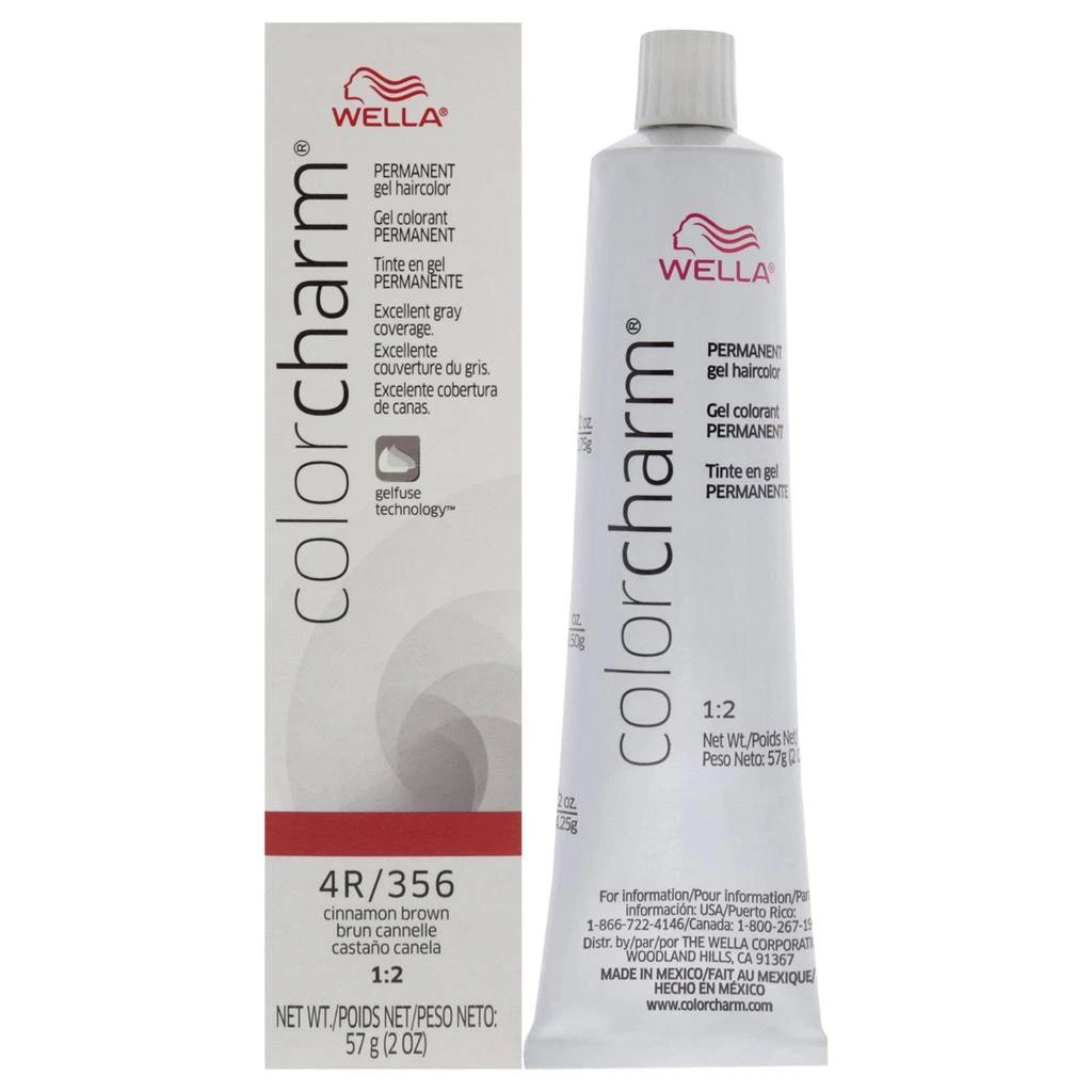 商品Wella|Color Charm Permanent Hair Color Gel - 4R 356 Cinnamon Brown by  for Unisex - 2 oz Hair Color,价格¥131,第1张图片