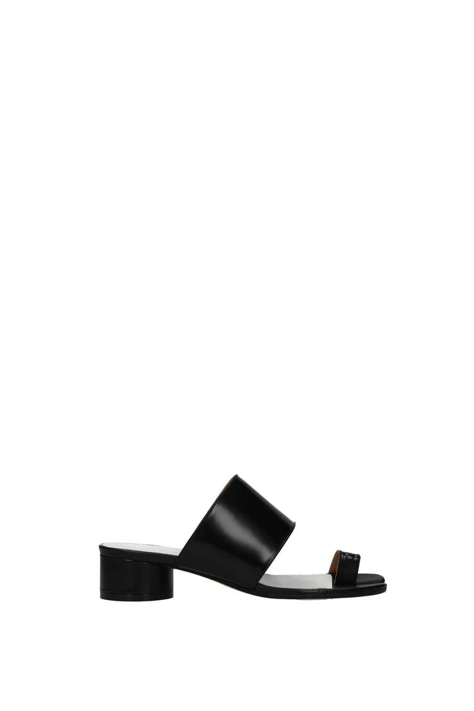 商品MAISON MARGIELA|Sandals Leather Black,价格¥2127,第1张图片