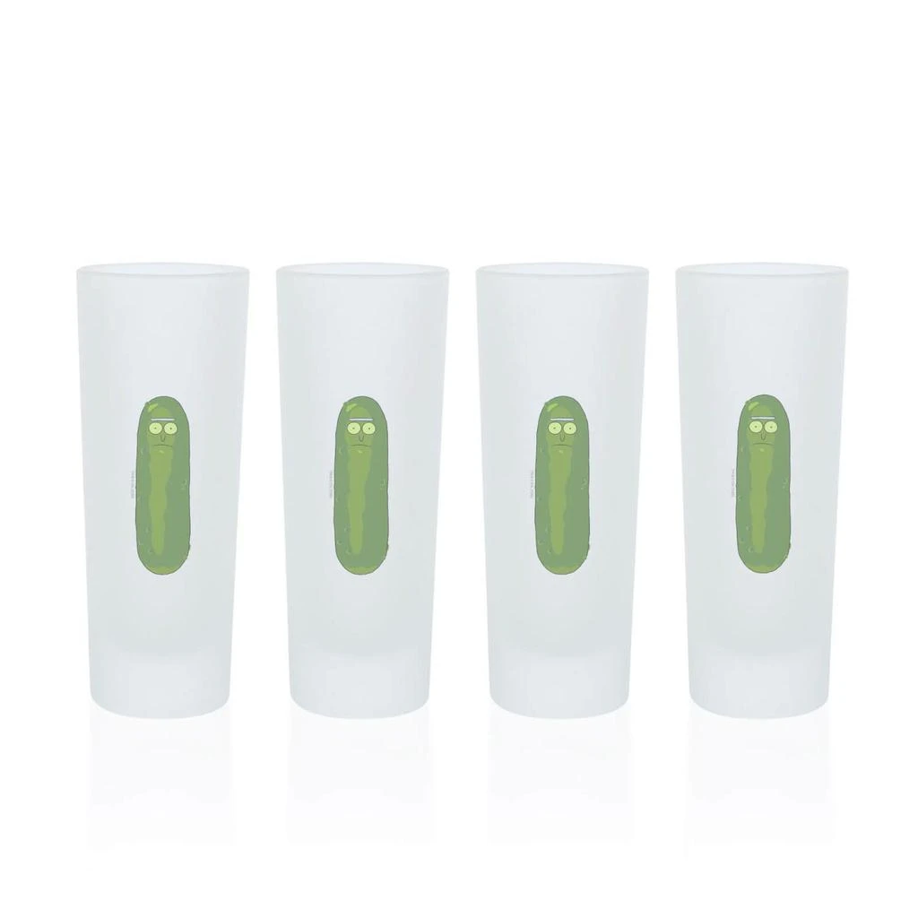 商品Original Hero|Pickle Rick Shot Glasses - Set of 4,价格¥171,第1张图片详细描述