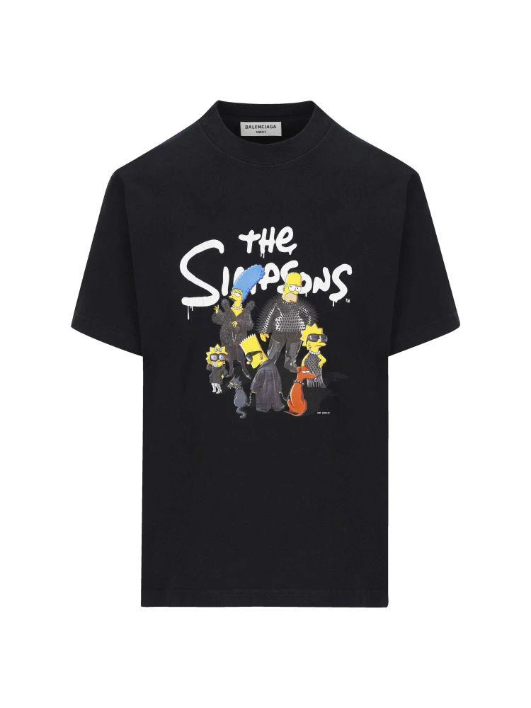 商品Balenciaga|Balenciaga Women's Black Other Materials T-Shirt,价格¥4581,第1张图片