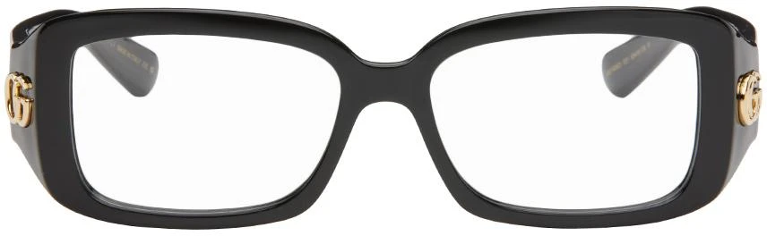 商品Gucci|Black Rectangular Glasses,价格¥2657,第1张图片