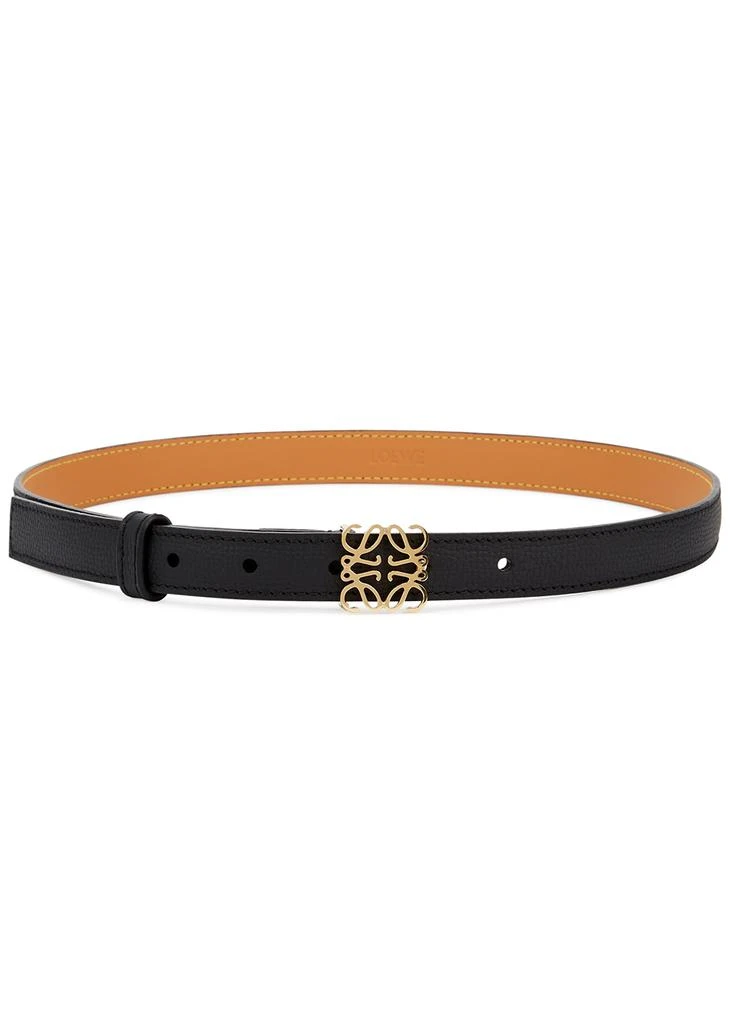 商品Loewe|Anagram black leather belt,价格¥2819,第1张图片