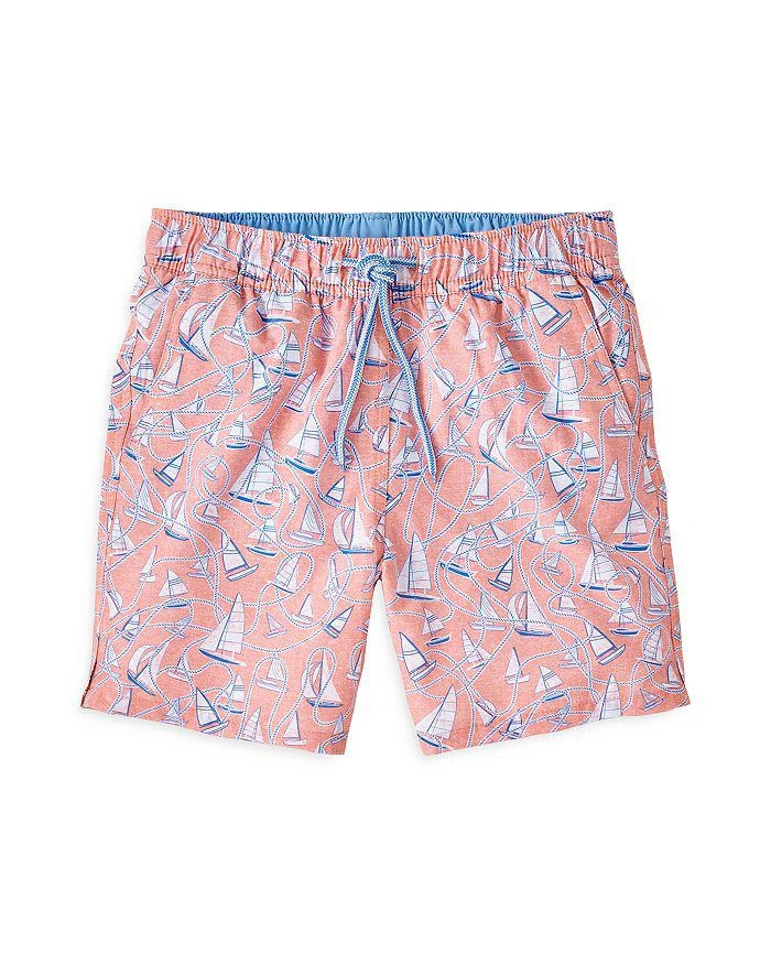 商品Peter Millar|Boys' Boats & Ropes Swim Trunks - Big Kid,价格¥175,第1张图片详细描述