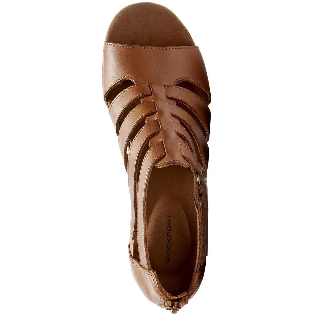商品Rockport|Rockport Womens Briah Gladiator Cork Open-Toe Wedge Heels,价格¥574,第2张图片详细描述
