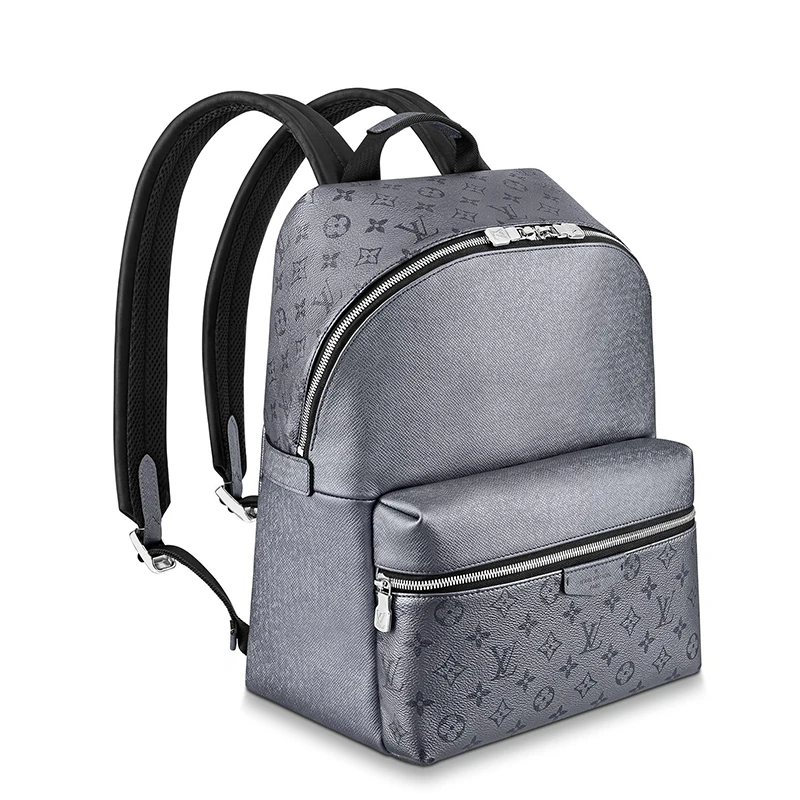 预售十天 Louis Vuitton/路易威登 22春夏新款DISCOVERY系列 男士小号灰色老花帆布配皮银扣双肩背包M30835 商品