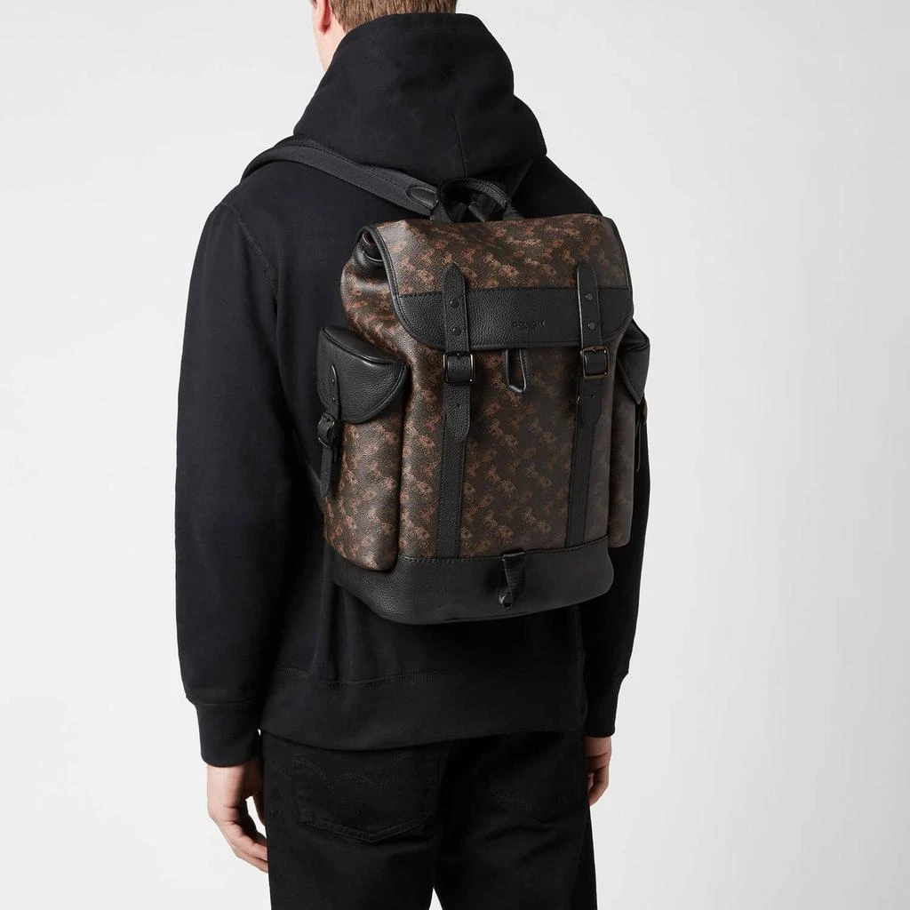 商品Coach|Coach Men's Hitch Backpack - Truffle,价格¥5284,第2张图片详细描述