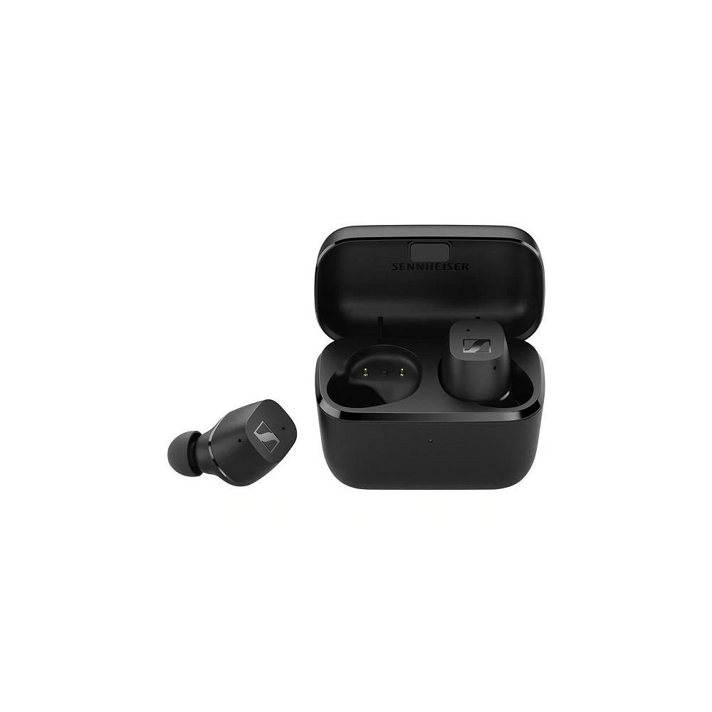 商品Sennheiser|CX True Wireless Earbuds - Bluetooth In-Ear Headphones for Music and Calls with Passive Noise Cancellation, Customizable Touch Controls, Bass Boost, IPX4 and 27-hour Battery Life, Black,价格¥973,第1张图片