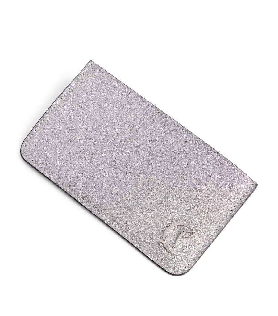 商品Christian Louboutin|Loubi54 Glitter Card Holder,价格¥3818,第4张图片详细描述