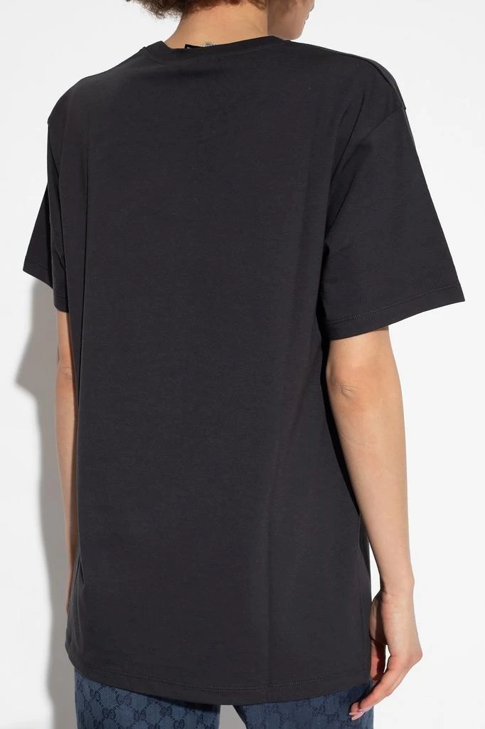商品Gucci|Gucci Logo Printed Crewneck T-Shirt,价格¥4652,第3张图片详细描述