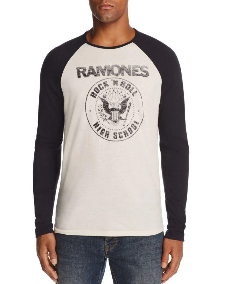 商品John Varvatos|John Varvatos Star USA Ramones High School Baseball Tee,价格¥347,第1张图片