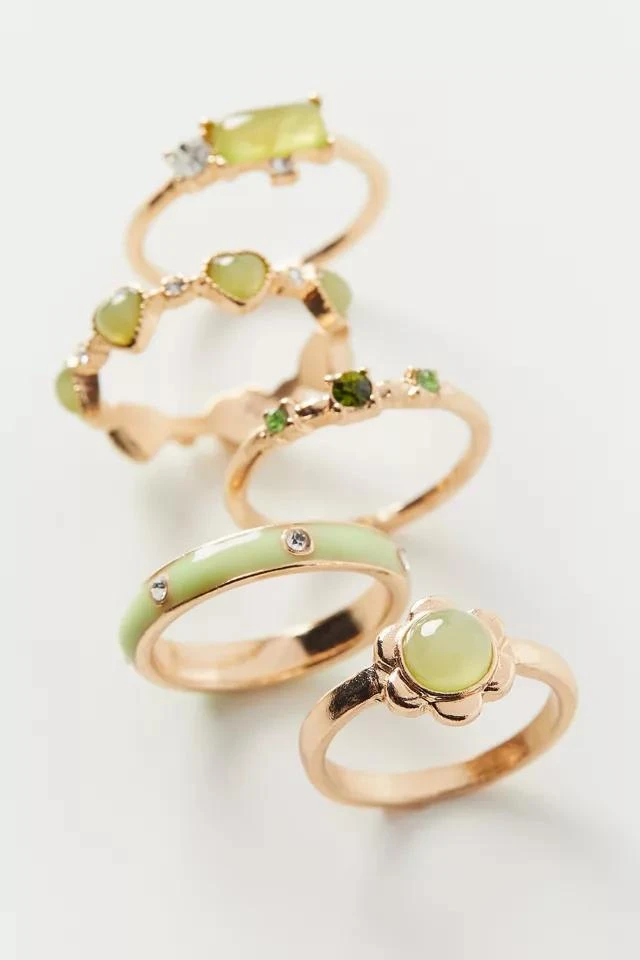 商品Urban Outfitters|Marsha Flower Ring Set,价格¥75,第1张图片