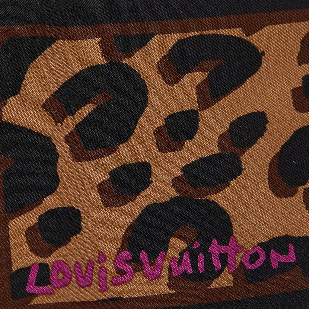 商品[二手商品] Louis Vuitton|Louis Vuitton Brown Leopard Printed Silk Bandeau,价格¥1625,第4张图片详细描述