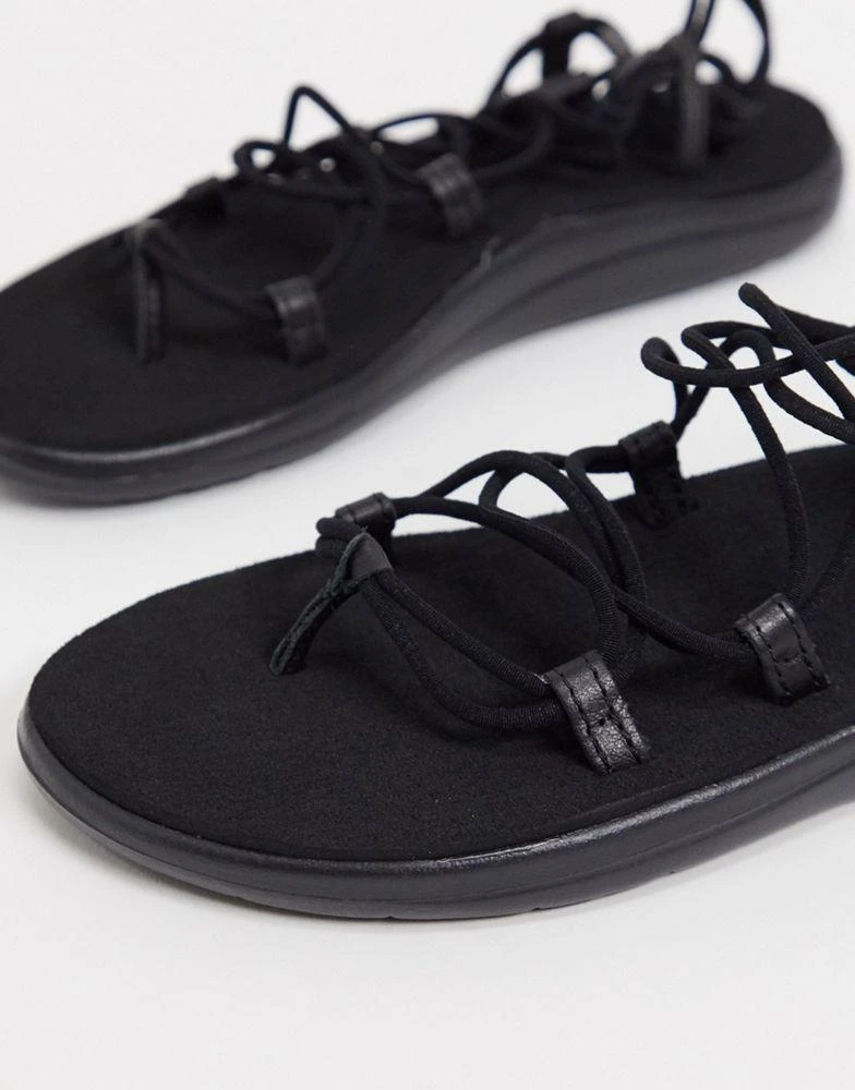 商品Teva|Teva Voya Infinity lace up sandals in black,价格¥221,第4张图片详细描述