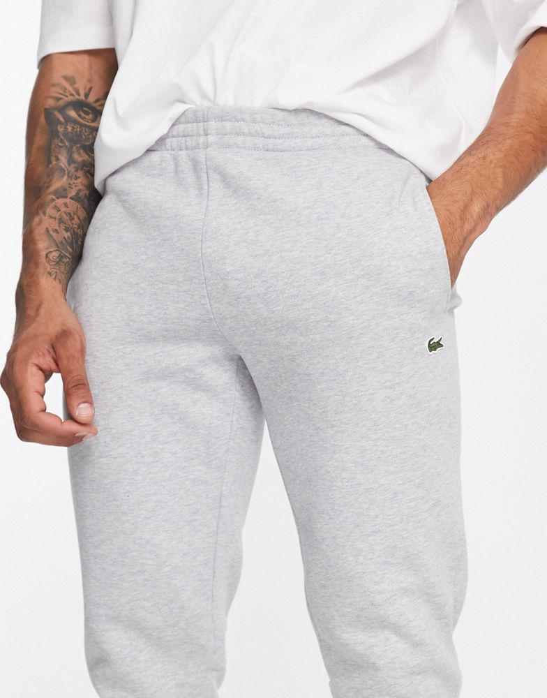 Lacoste cotton joggers in grey商品第2张图片规格展示