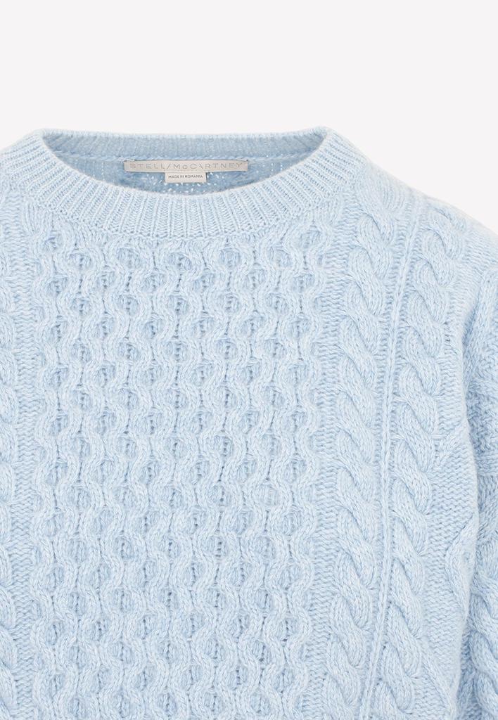 商品Stella McCartney|Aran Cable Knit Sweater in Virgin Wool,价格¥3689,第5张图片详细描述