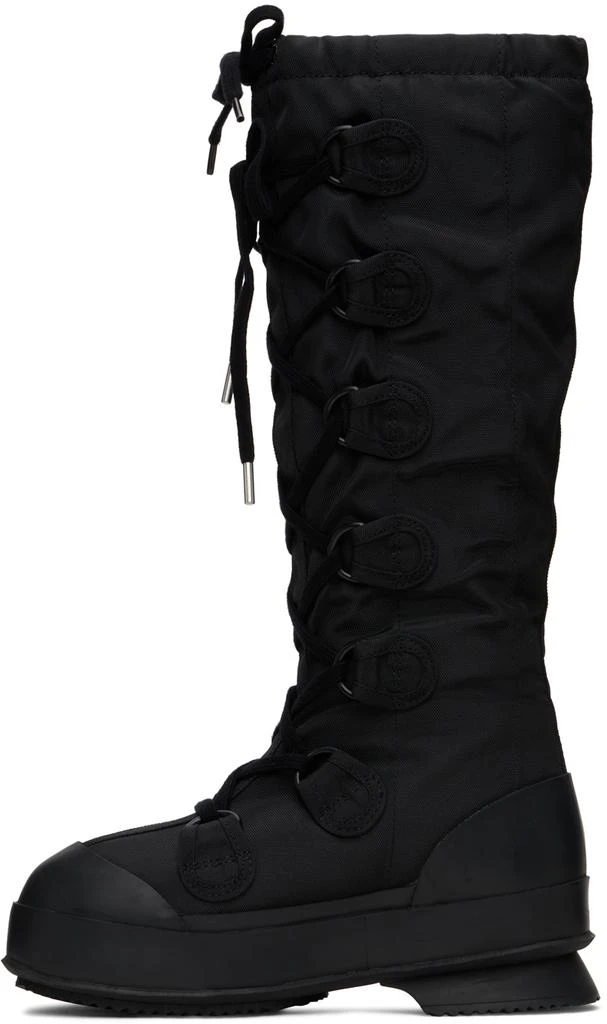 商品Acne Studios|Black Vulcanized Lace-Up Boots,价格¥3492,第3张图片详细描述