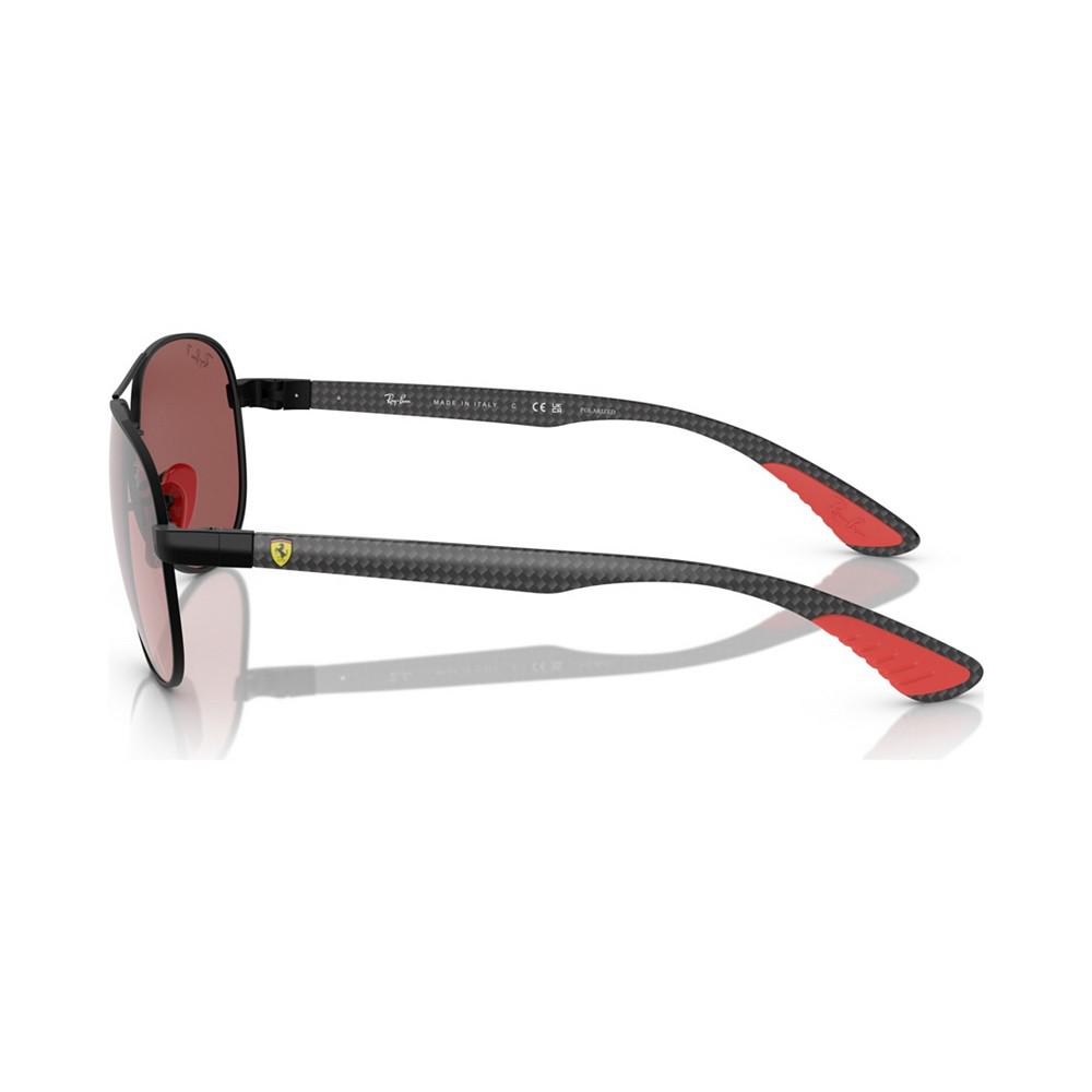 Men's Polarized Sunglasses, RB8331M Scuderia Ferrari Collection商品第5张图片规格展示