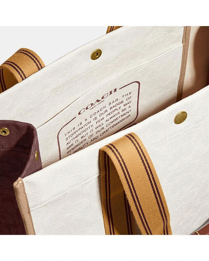 商品Coach|Spin Logo Print Canvas Tote,价格¥1330,第5张图片详细描述