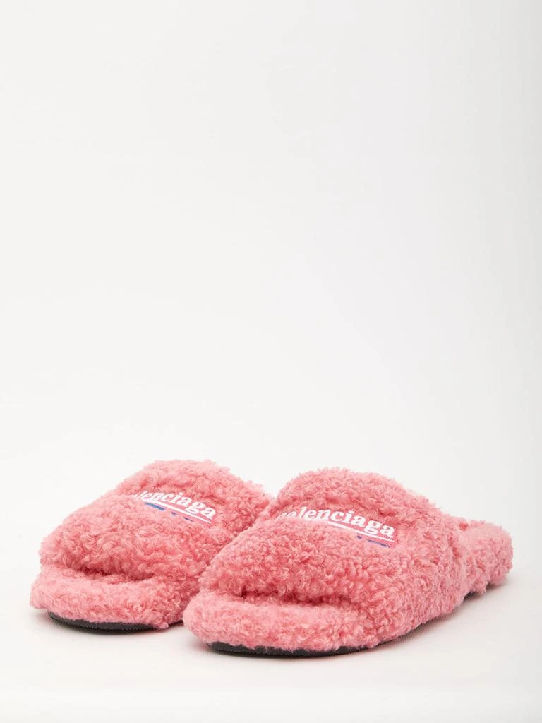 商品Balenciaga|Balenciaga Furry Slide Sandals,价格¥4382,第2张图片详细描述