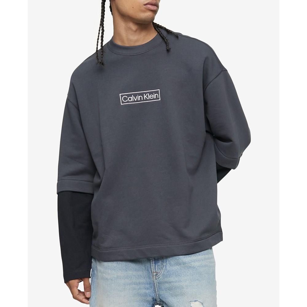 Men's Double Layer Logo Sweatshirt商品第1张图片规格展示