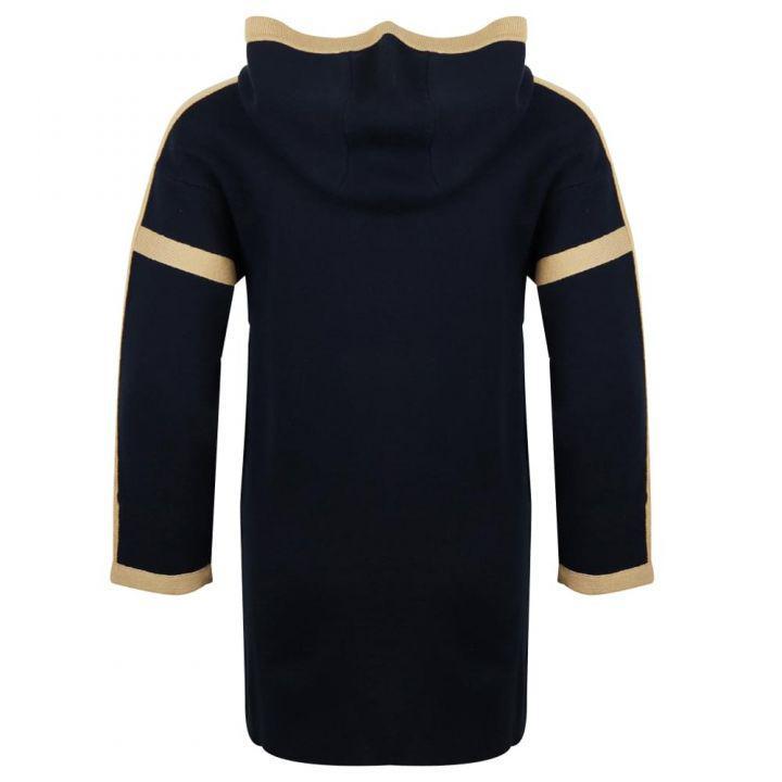 商品Chloé|Navy & Beige Knitted Hooded Jacket,价格¥1954-¥2170,第6张图片详细描述