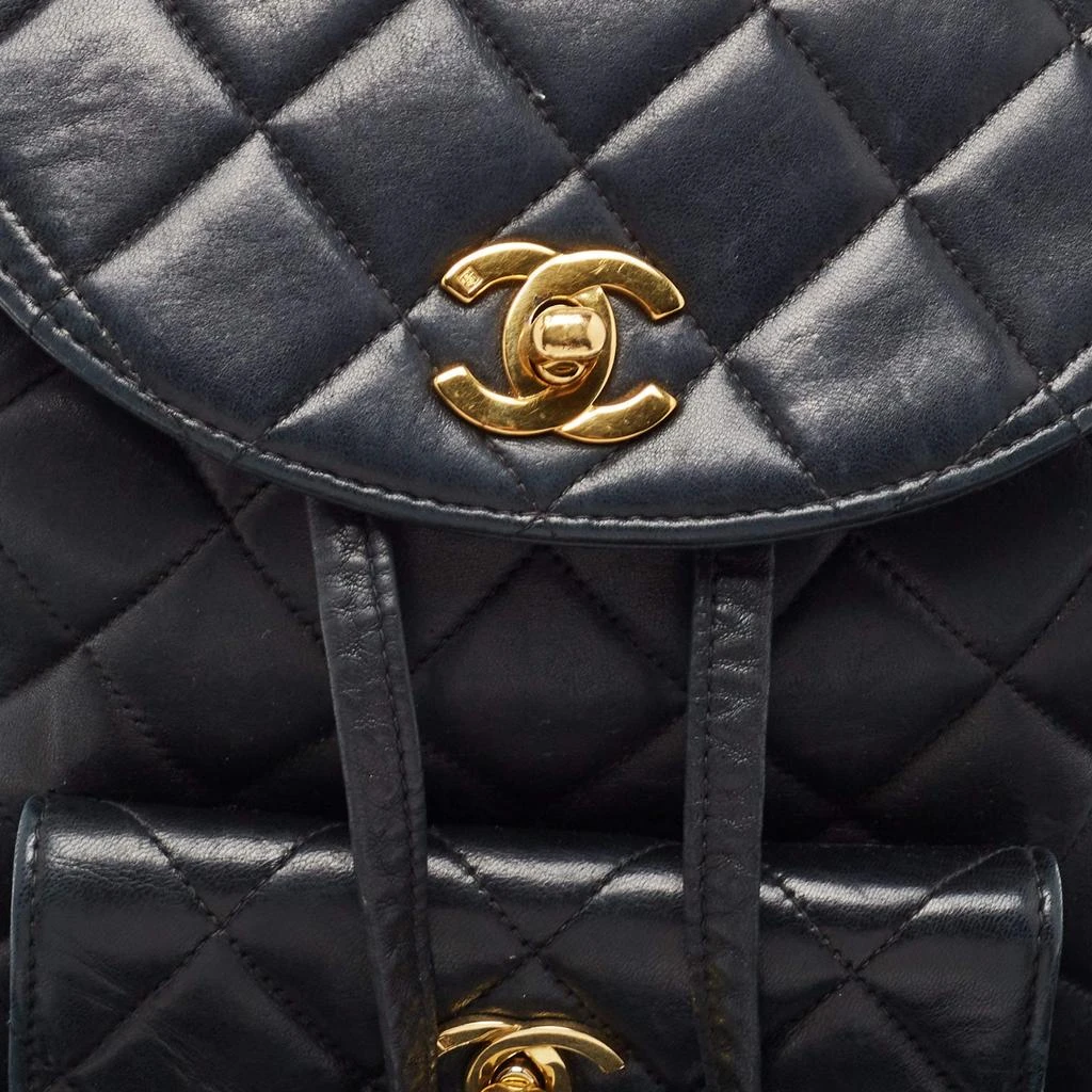 商品[二手商品] Chanel|Chanel Black Quilted Leather Vintage Duma Backpack,价格¥23756,第5张图片详细描述