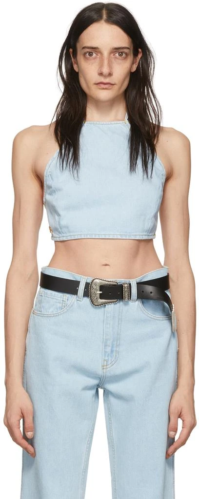 商品Magda Butrym|Blue Cotton Tank Top,价格¥540,第1张图片