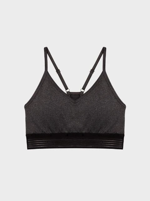 商品DKNY|Logo 条纹运动文胸,价格¥143,第1张图片