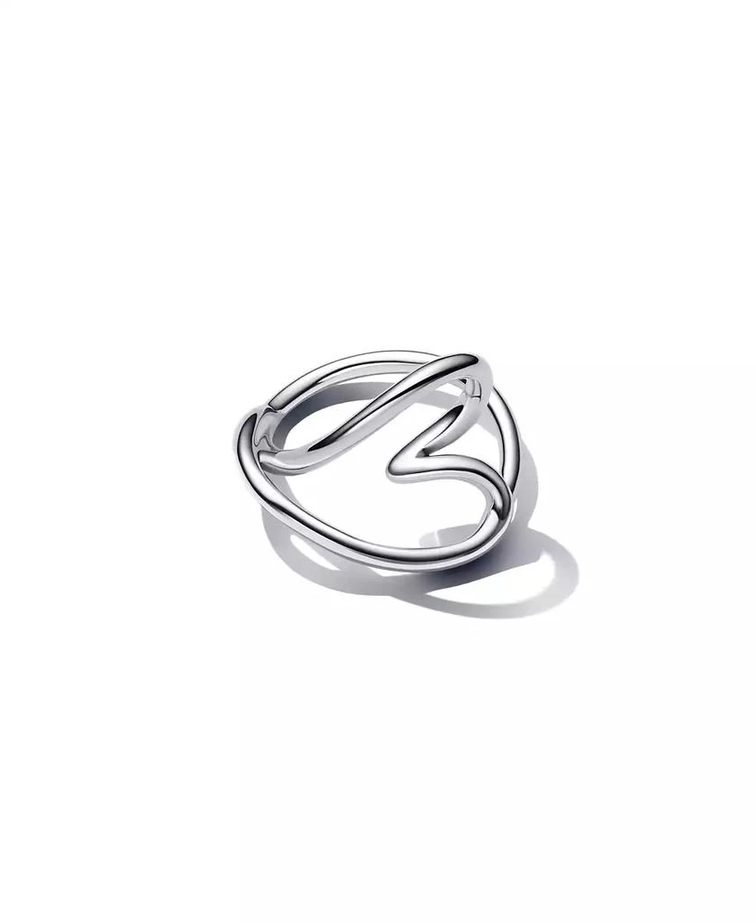 商品PANDORA|Sterling Silver Heart Shaped Ring,价格¥738,第2张图片详细描述