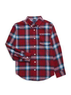 商品Tommy Hilfiger|Boy’s Plaid Shirt,价格¥113,第1张图片