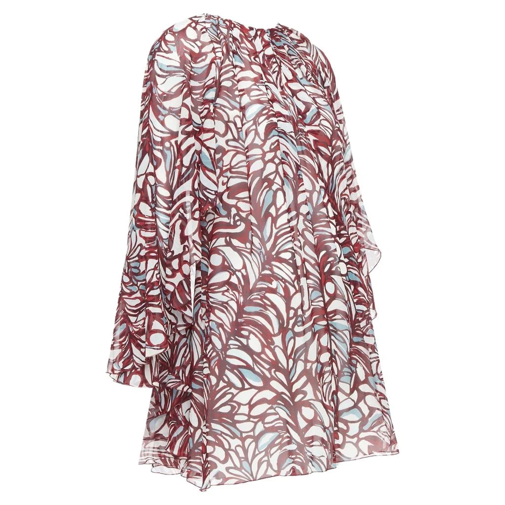 商品Giambattista Valli|giamba abstract print cape dress,价格¥4890,第1张图片