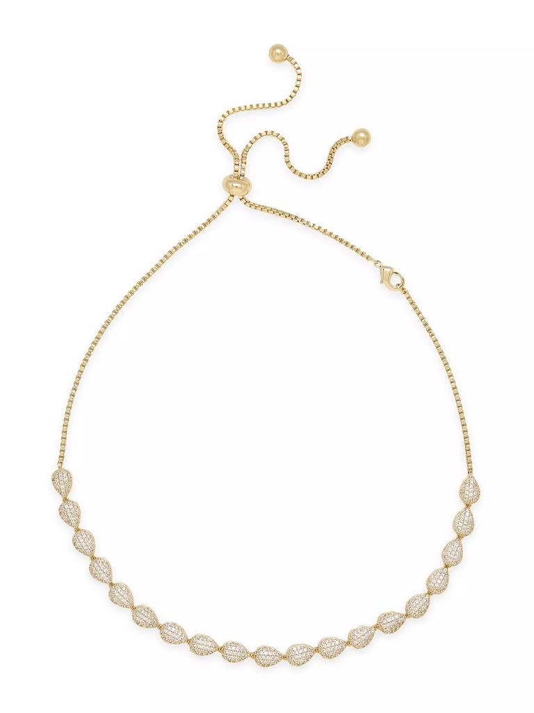 商品Ettika Jewelry|Raised Crystal Teardrop & 18K Gold-Plated Necklace,价格¥900,第1张图片