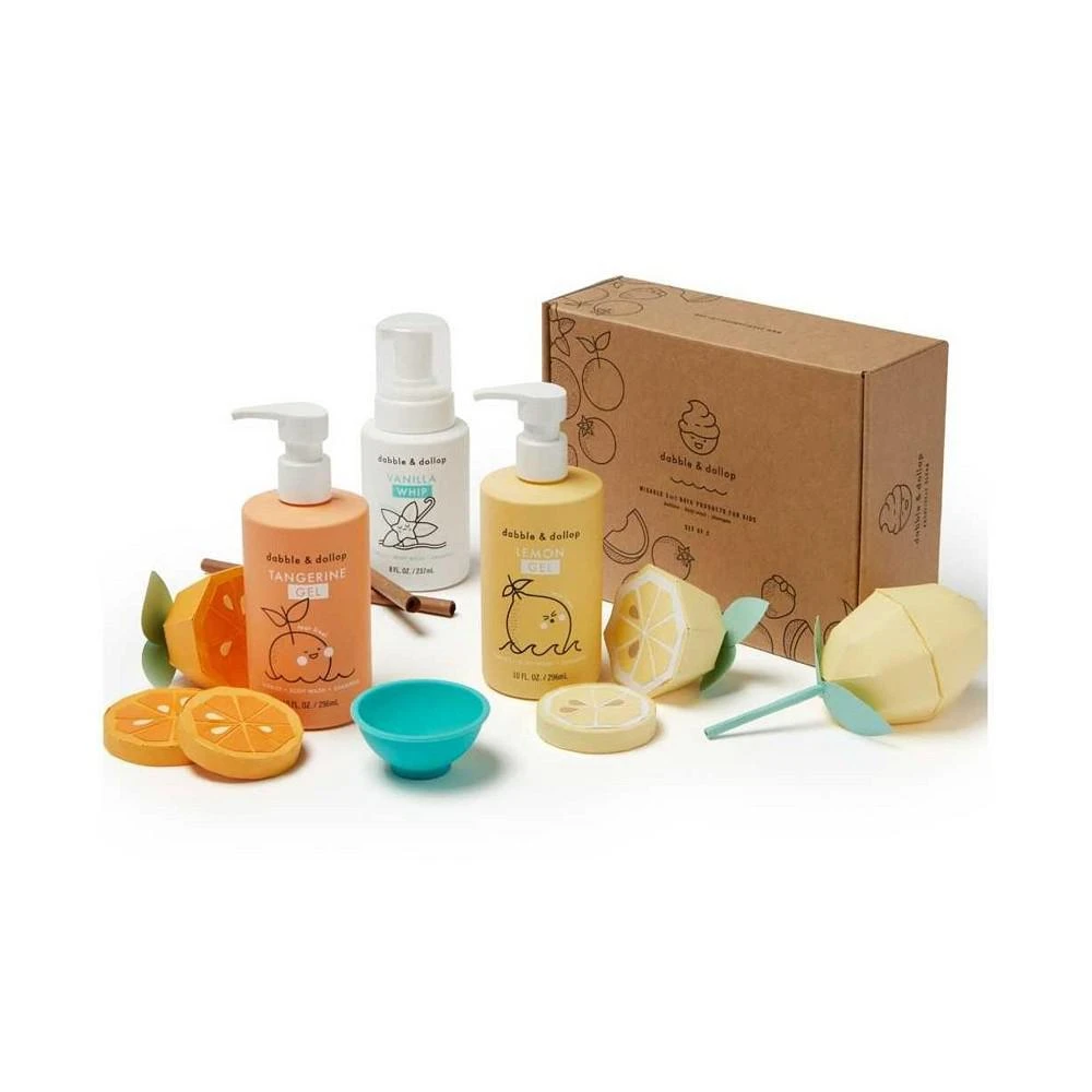 商品Dabble & Dollop|Citrus Kiss Bundle - Lemon, Vanilla & Tangerine Bath Set,价格¥339,第2张图片详细描述