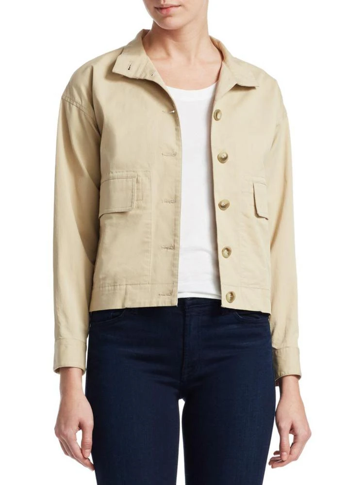 商品Theory|Twill Bomber Jacket,价格¥1114,第1张图片