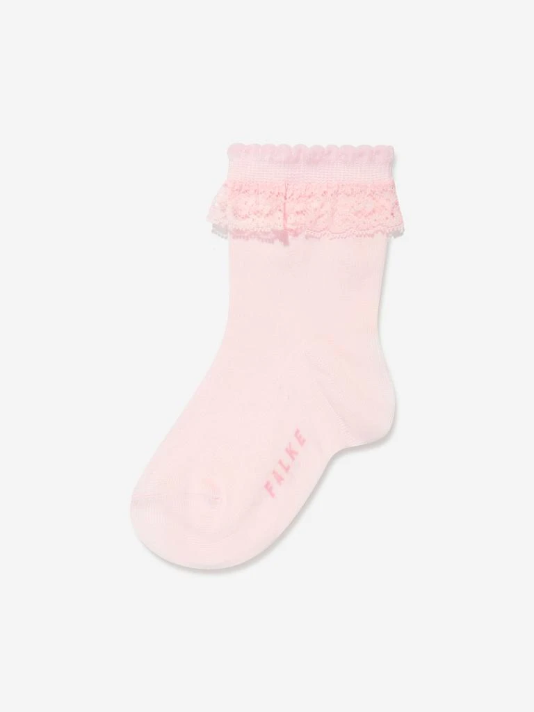 商品FALKE|Falke Girls Romantic Lace Socks in Pink,价格¥80,第5张图片详细描述