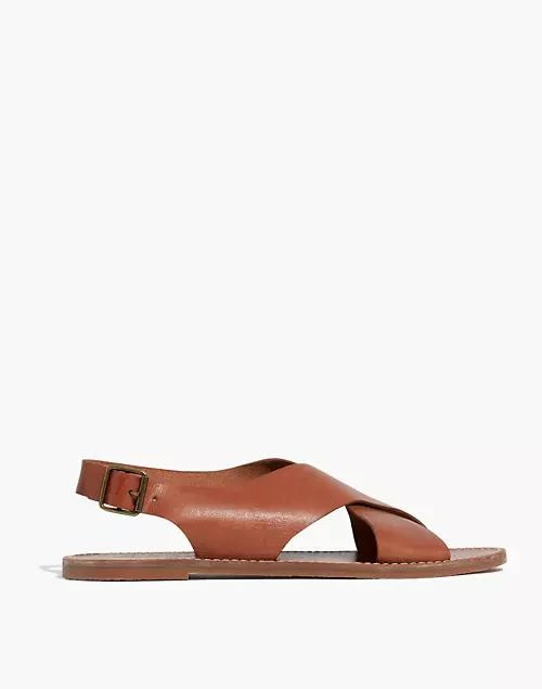 商品Madewell|The Boardwalk Crossover 凉鞋,价格¥238,第3张图片详细描述