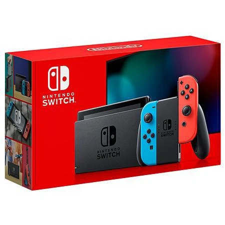 商品Nintendo|Nintendo Switch 新续航版（红蓝手柄）,价格¥2441,第1张图片