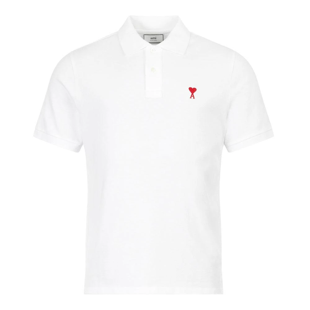 商品AMI|Ami Paris Polo - White,价格¥1072,第1张图片