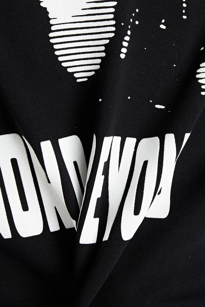 商品Alexander McQueen|Appliquéd printed French cotton-terry hoodie,价格¥810,第4张图片详细描述