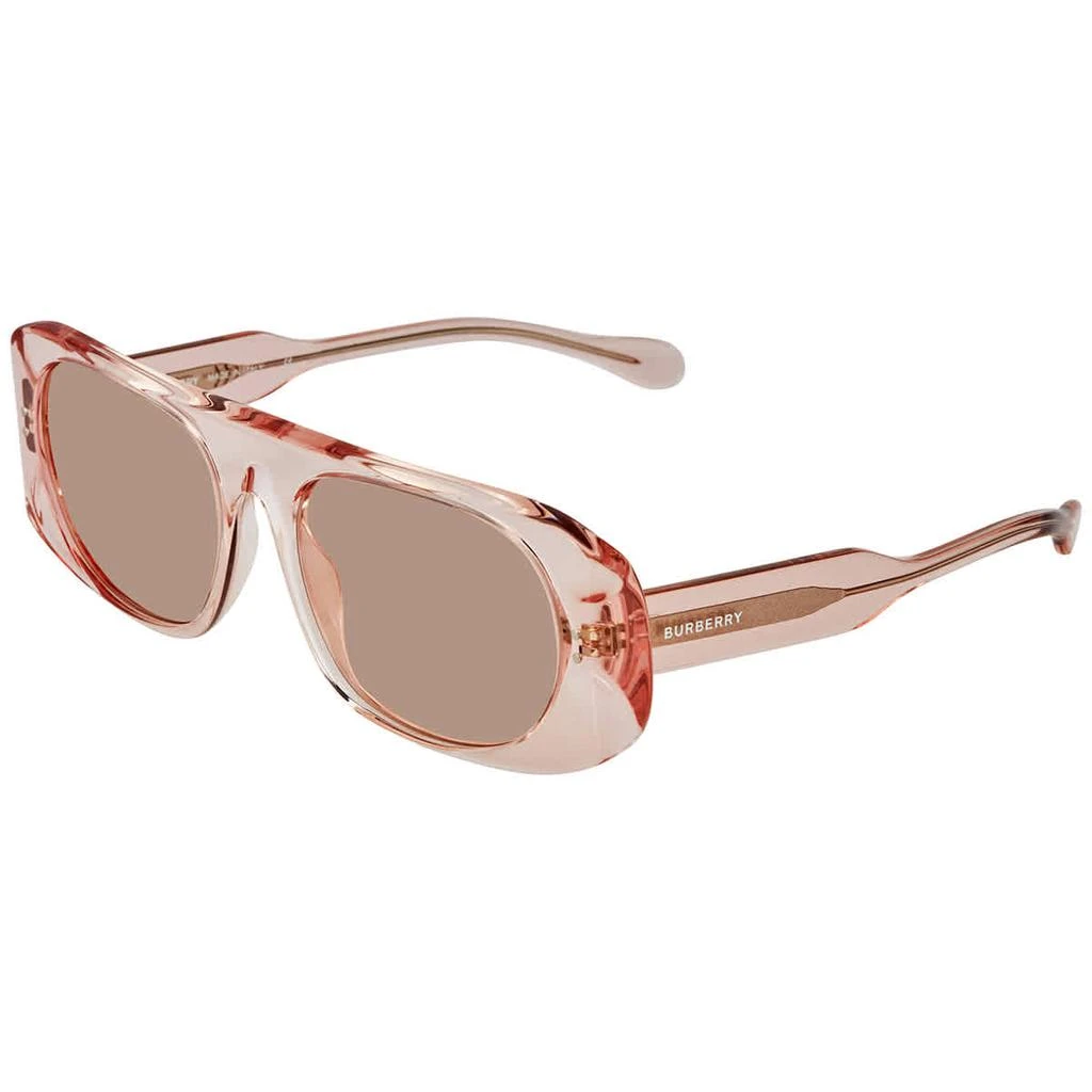 商品Burberry|Burberry Light Pink Shield Ladies Sunglasses BE4322 3881/5 61,价格¥566,第1张图片