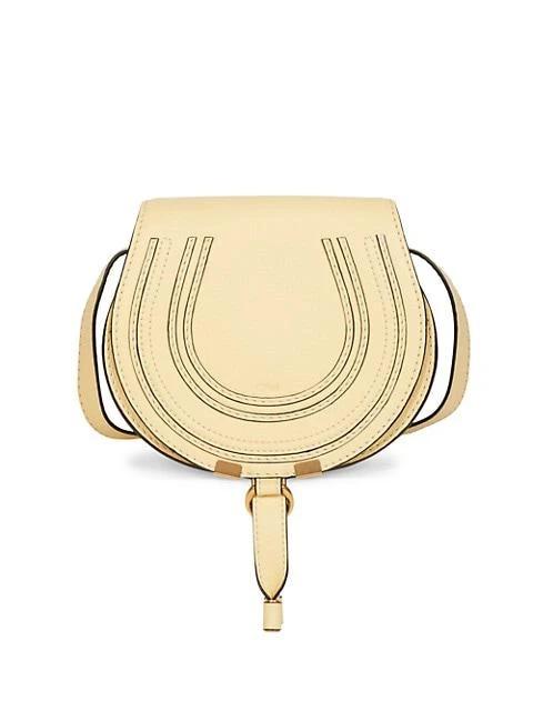 商品Chloé|Small Marcie Leather Saddle Bag,价格¥10128,第1张图片