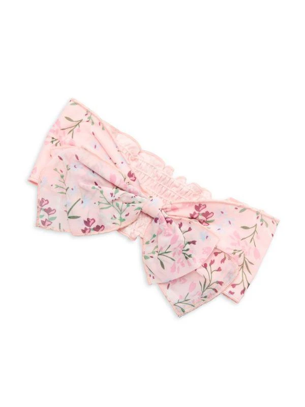 商品Mabel + Honey|Baby Girl's 2-Piece Floral Onesie & Bow Set,价格¥319,第3张图片详细描述