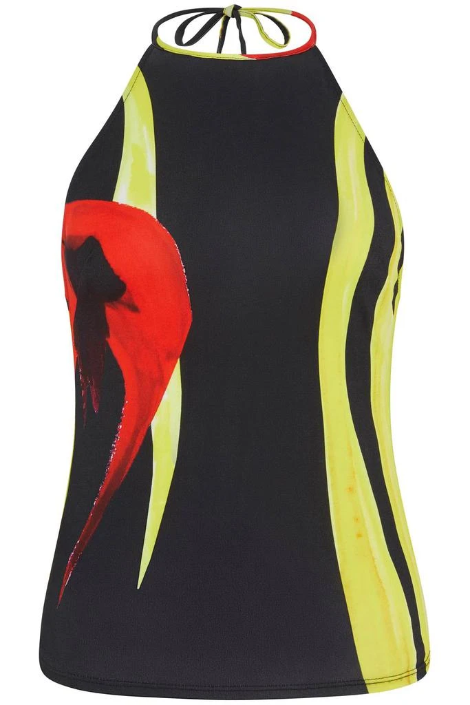 商品LOUISA BALLOU|Louisa ballou halter neckline stretch jersey top,价格¥1323,第1张图片