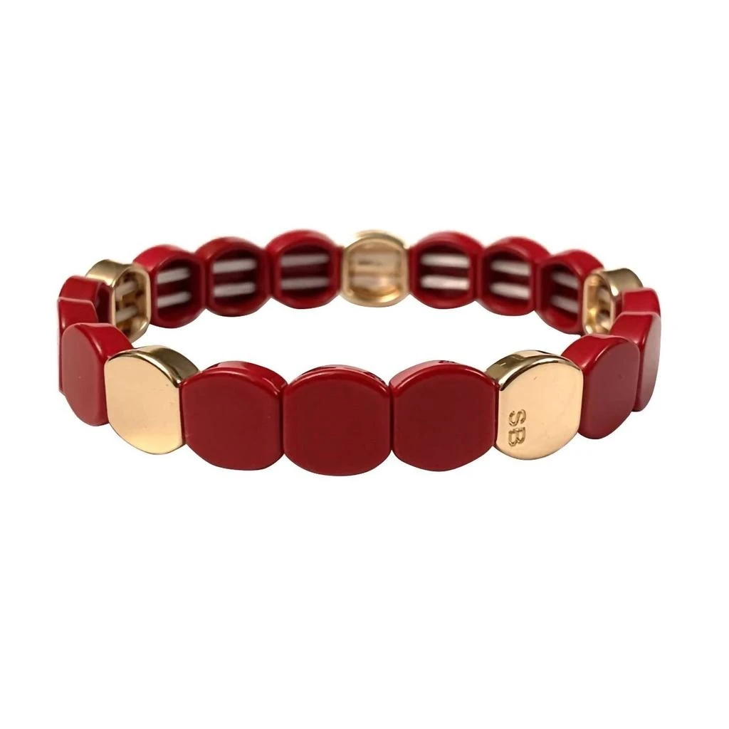 商品Serabondy|Strawberry Bracelet In Red And Gold,价格¥300,第1张图片