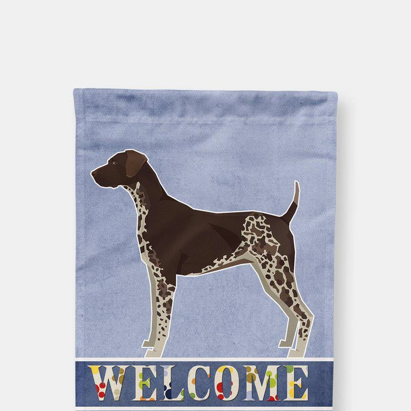 商品Caroline's Treasures|28 x 40 in. Polyester German Shorthaired Pointer Welcome Flag Canvas House Size 2-Sided Heavyweight,价格¥329,第1张图片