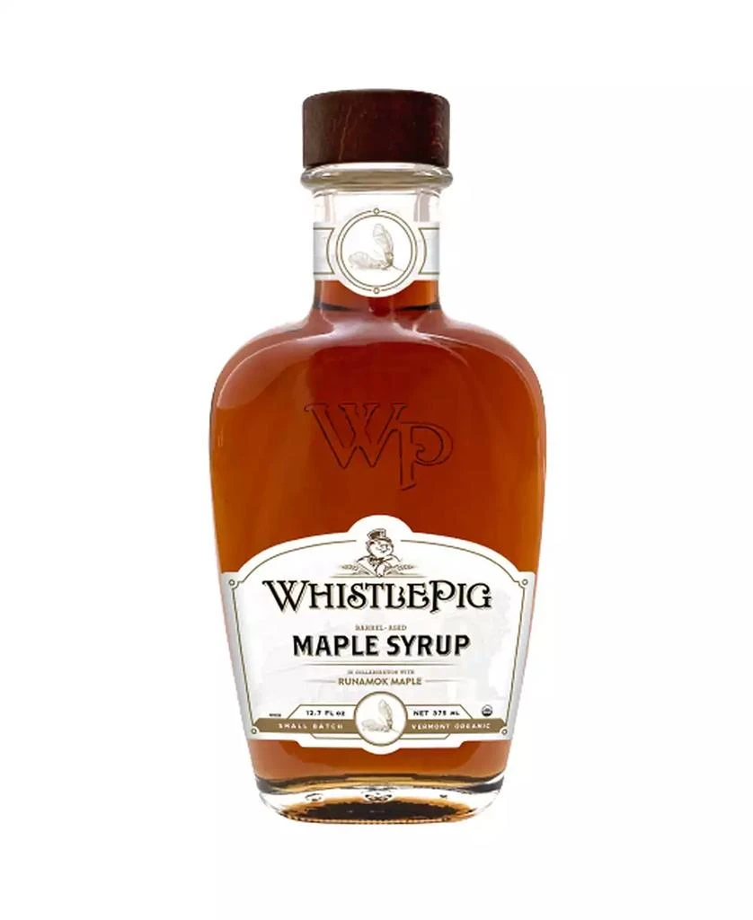 商品Runamok Maple|Whistlepig Rye Whiskey Barrel-Aged Maple Syrup,价格¥188,第1张图片
