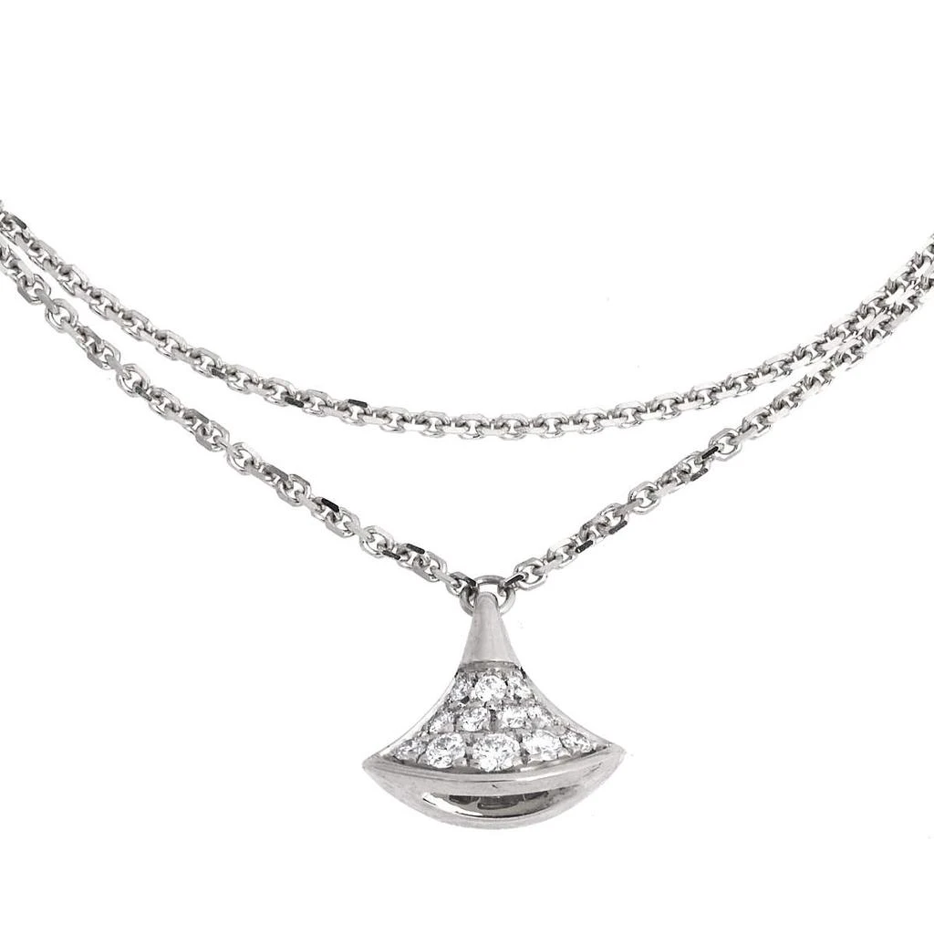 商品[二手商品] BVLGARI|Bvlgari Divas' Dream Diamond 18k White Gold Charm Bracelet S/M,价格¥15194,第2张图片详细描述