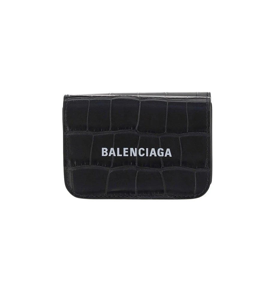 商品Balenciaga|Balenciaga Embossed Logo Printed Mini Wallet,价格¥2059,第1张图片